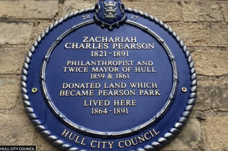 Blue plaque