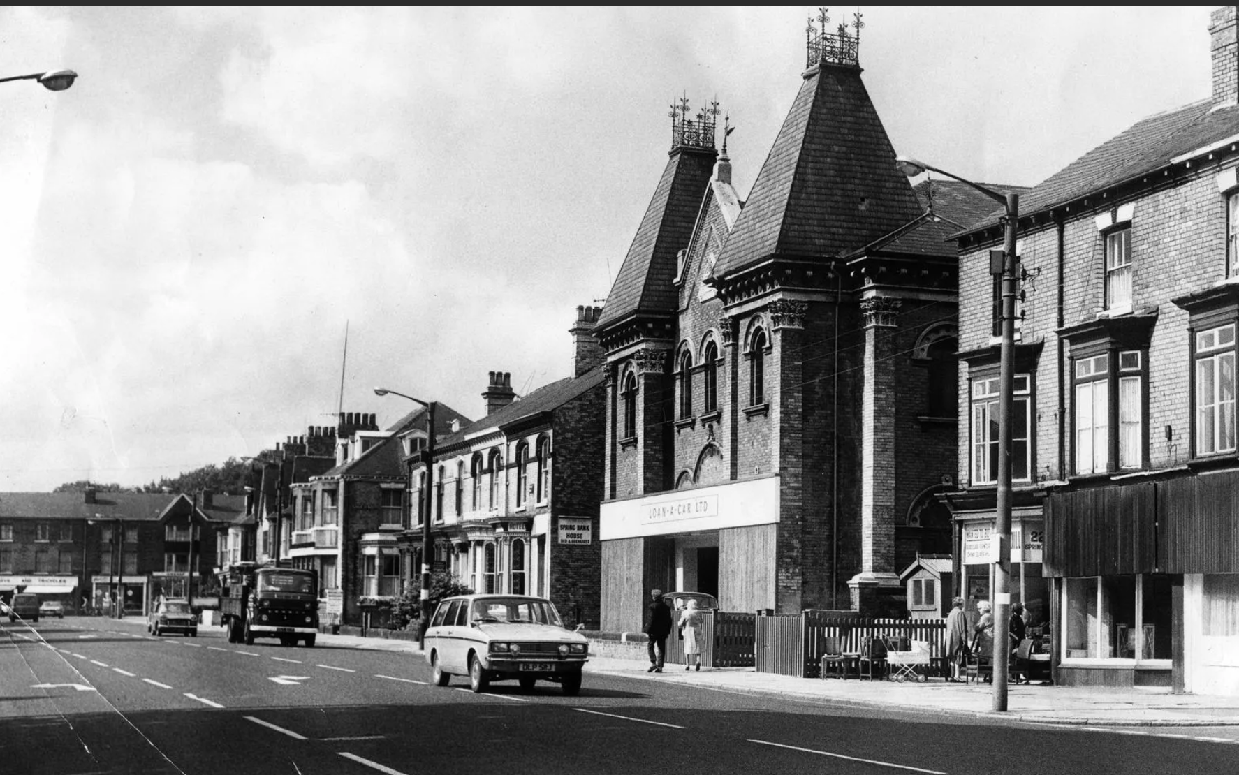 Street scenes on Spring Bank